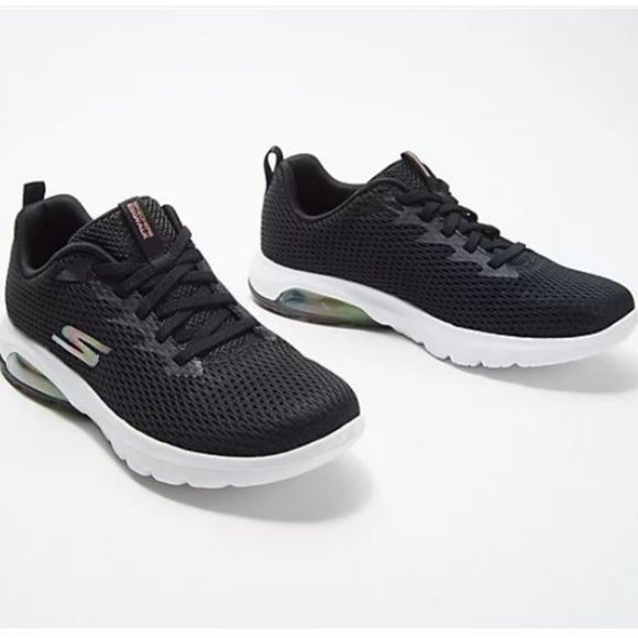 Skechers GOWalk Air Mesh Bungee Sneakers -Whirl - Picture 1 of 4
